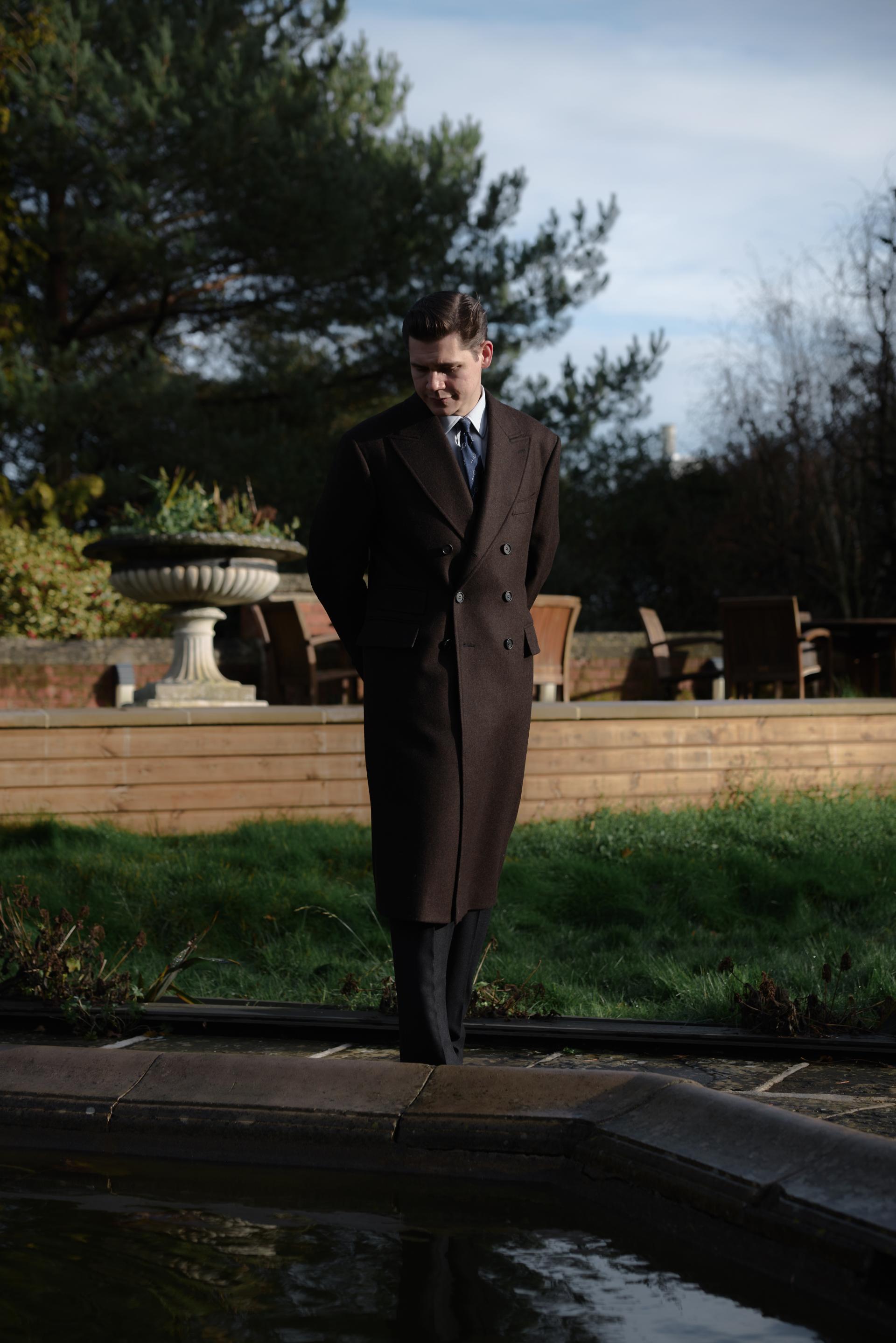 Guard Coat - Chestnut (tweed shetland wool)