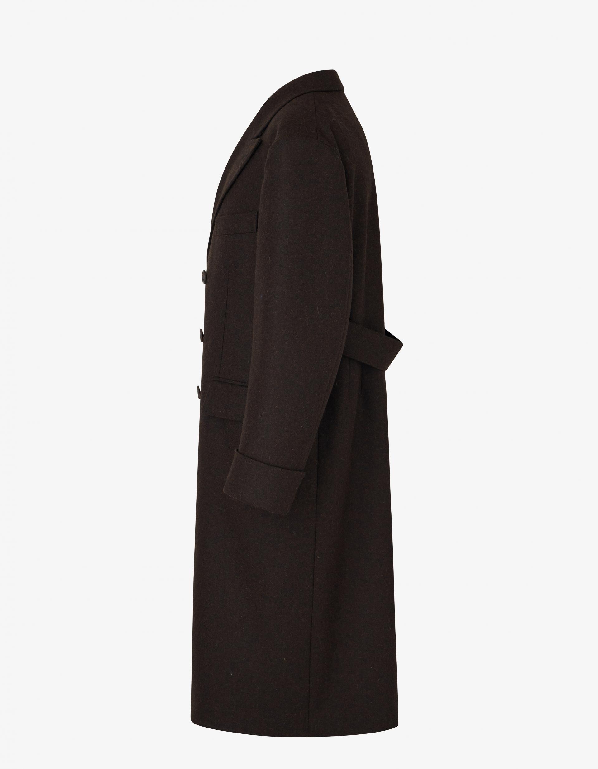 Guard Coat - Chestnut (tweed shetland wool)
