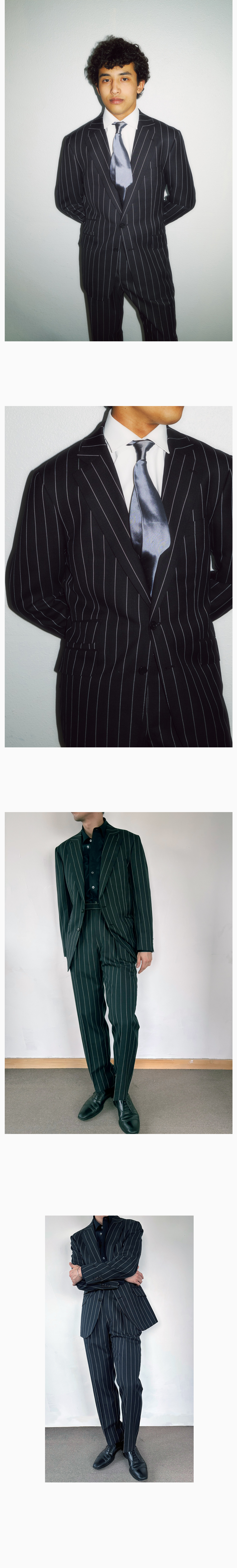 Cashmere Blend Stripe suit