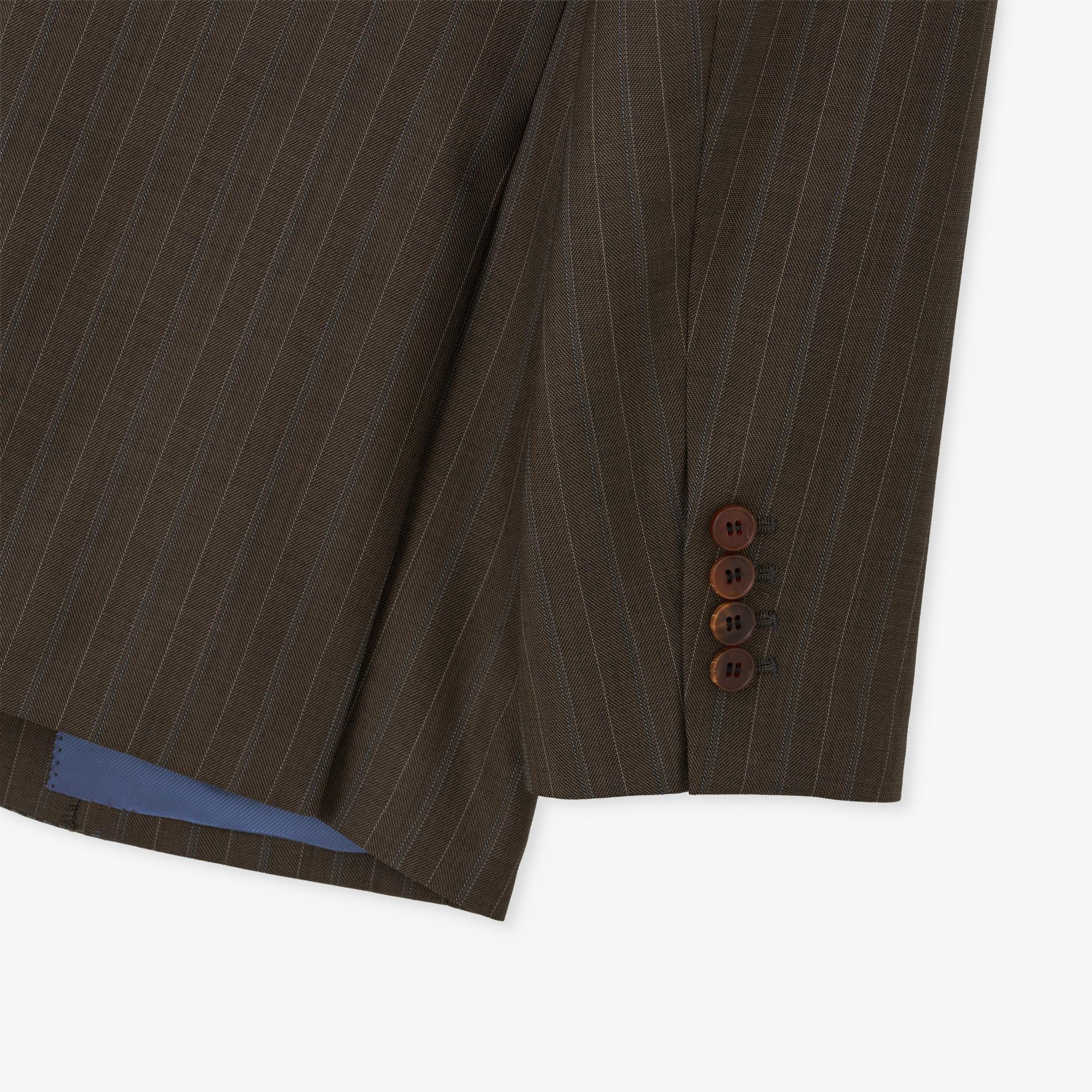 Cashmere Blend Stripe suit (faded Khaki)