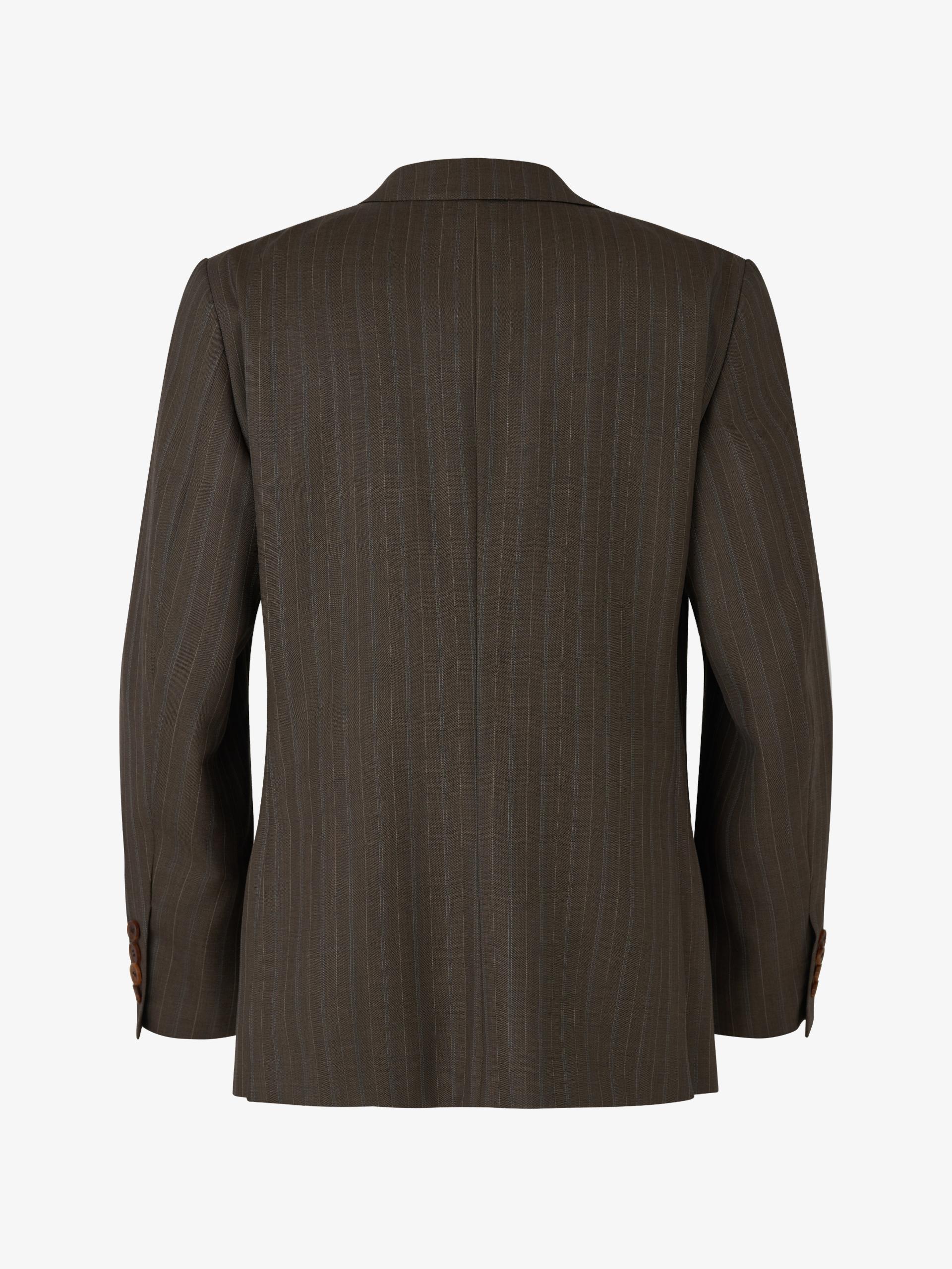 Cashmere Blend Stripe suit (faded Khaki)