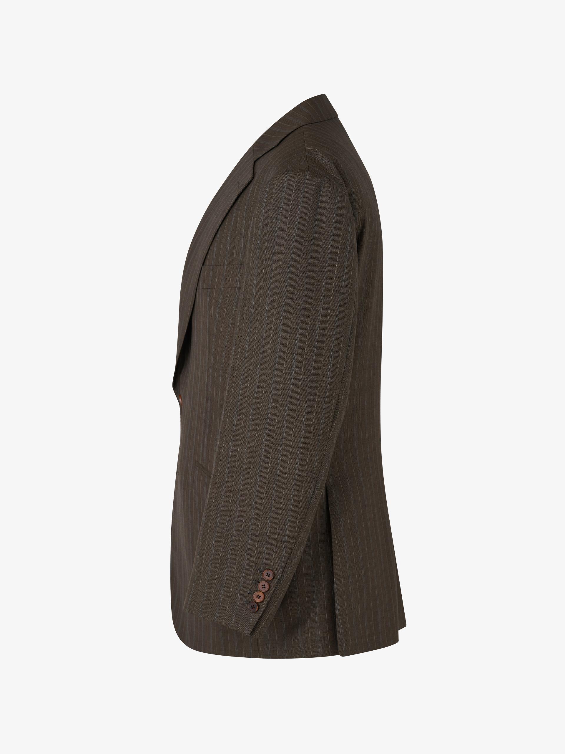 Cashmere Blend Stripe suit (faded Khaki)
