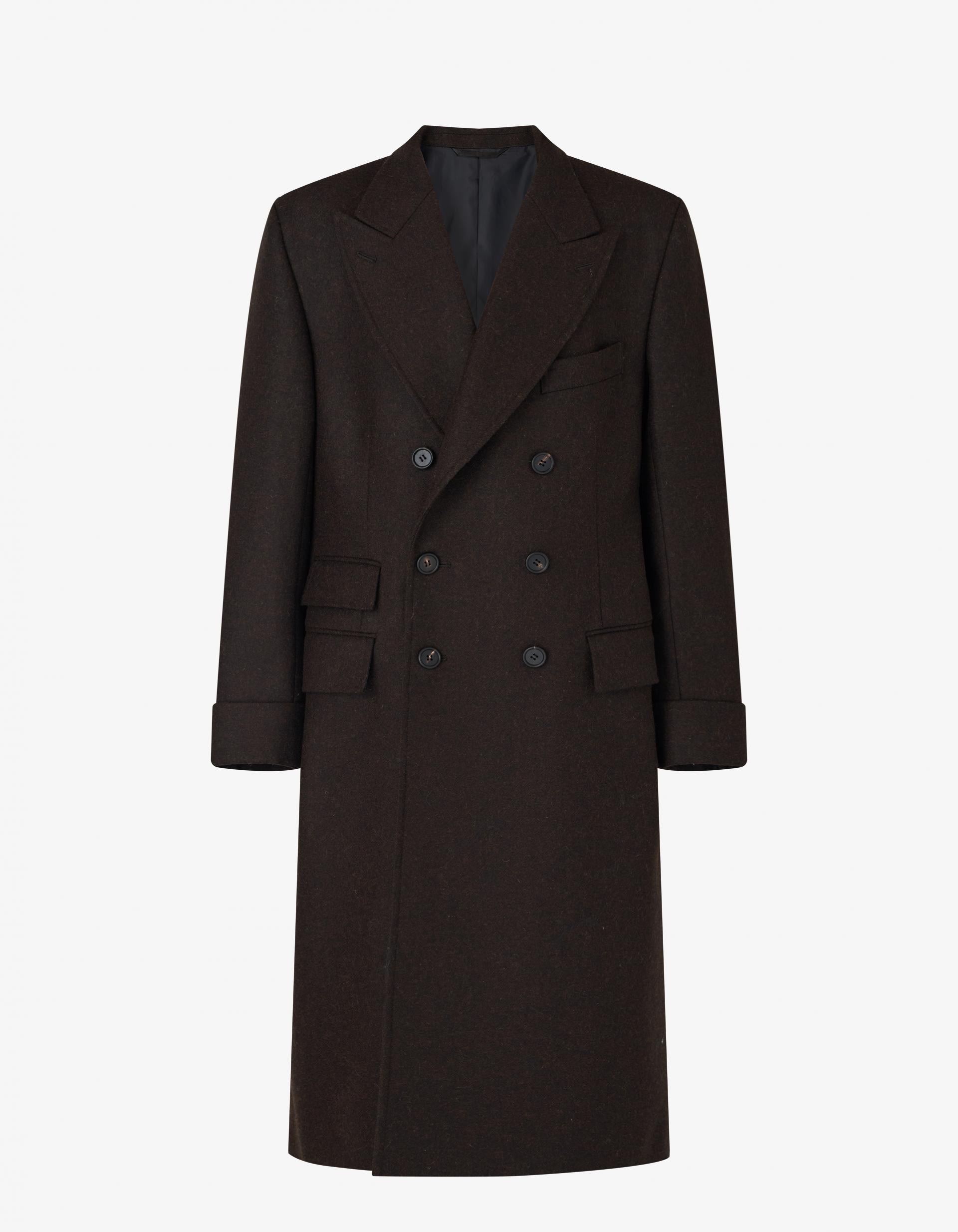 Guard Coat - Chestnut (tweed shetland wool)