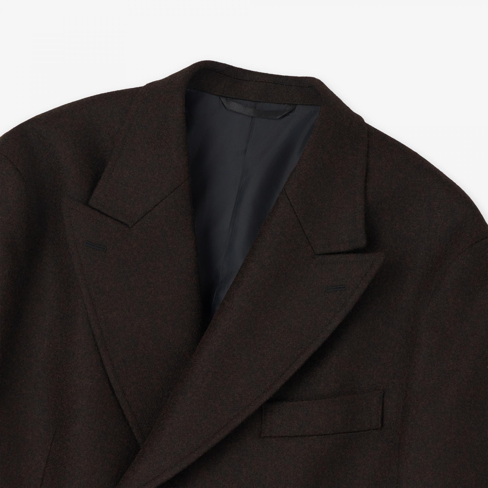 Guard Coat - Chestnut (tweed shetland wool)