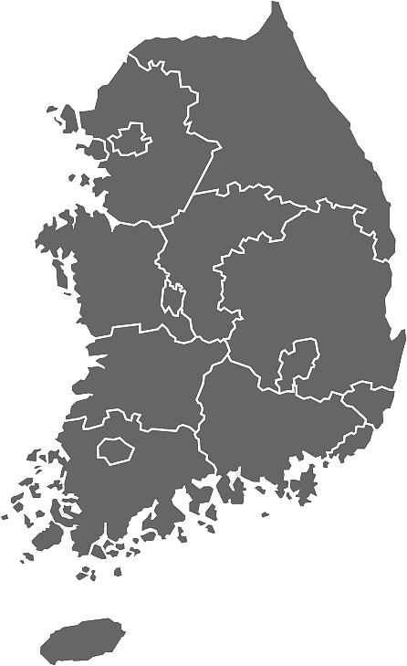 대한민국 지도