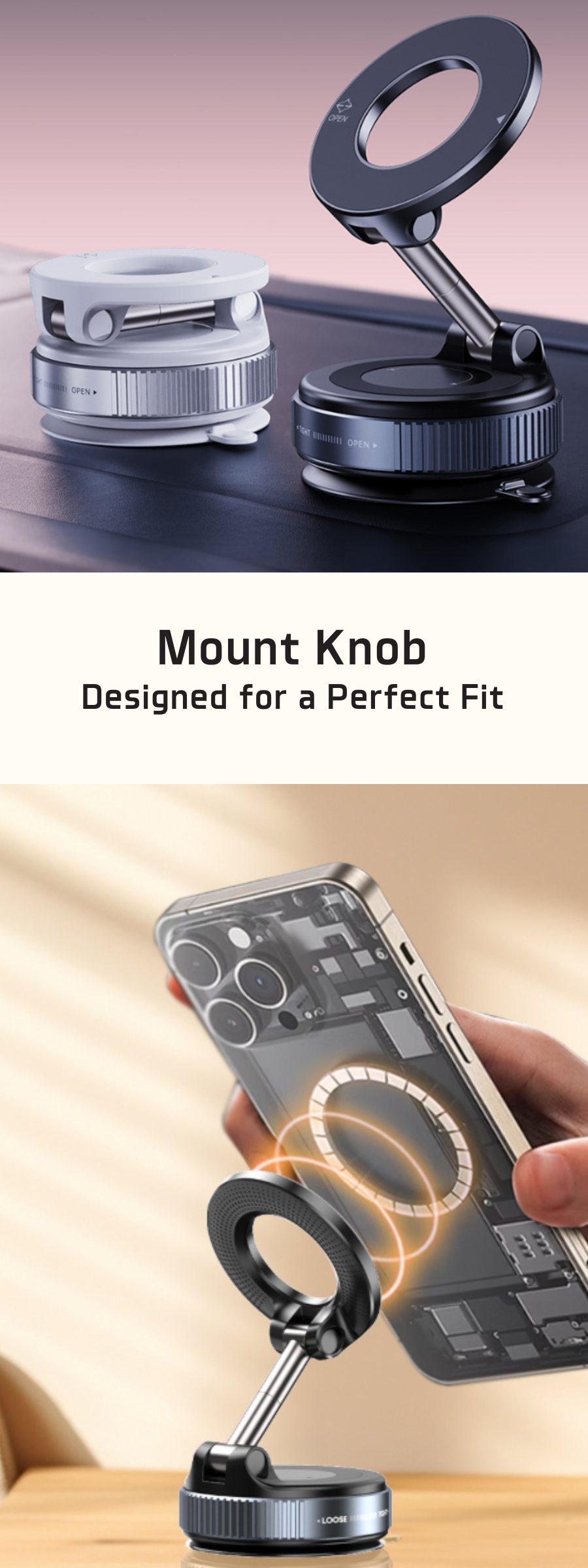 Mount Knob Type [맥세이프 & 마그넷 부착]