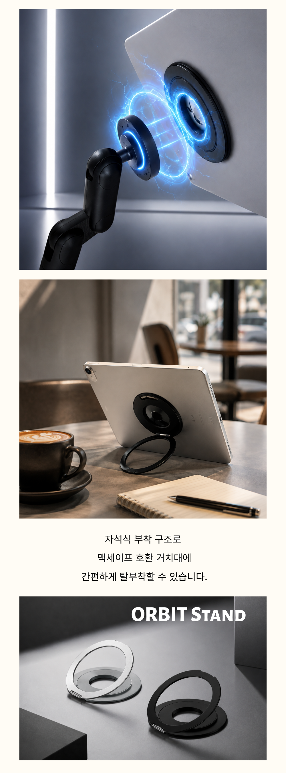 Foldable stand ( 간편하게 홈스튜디오 완성)