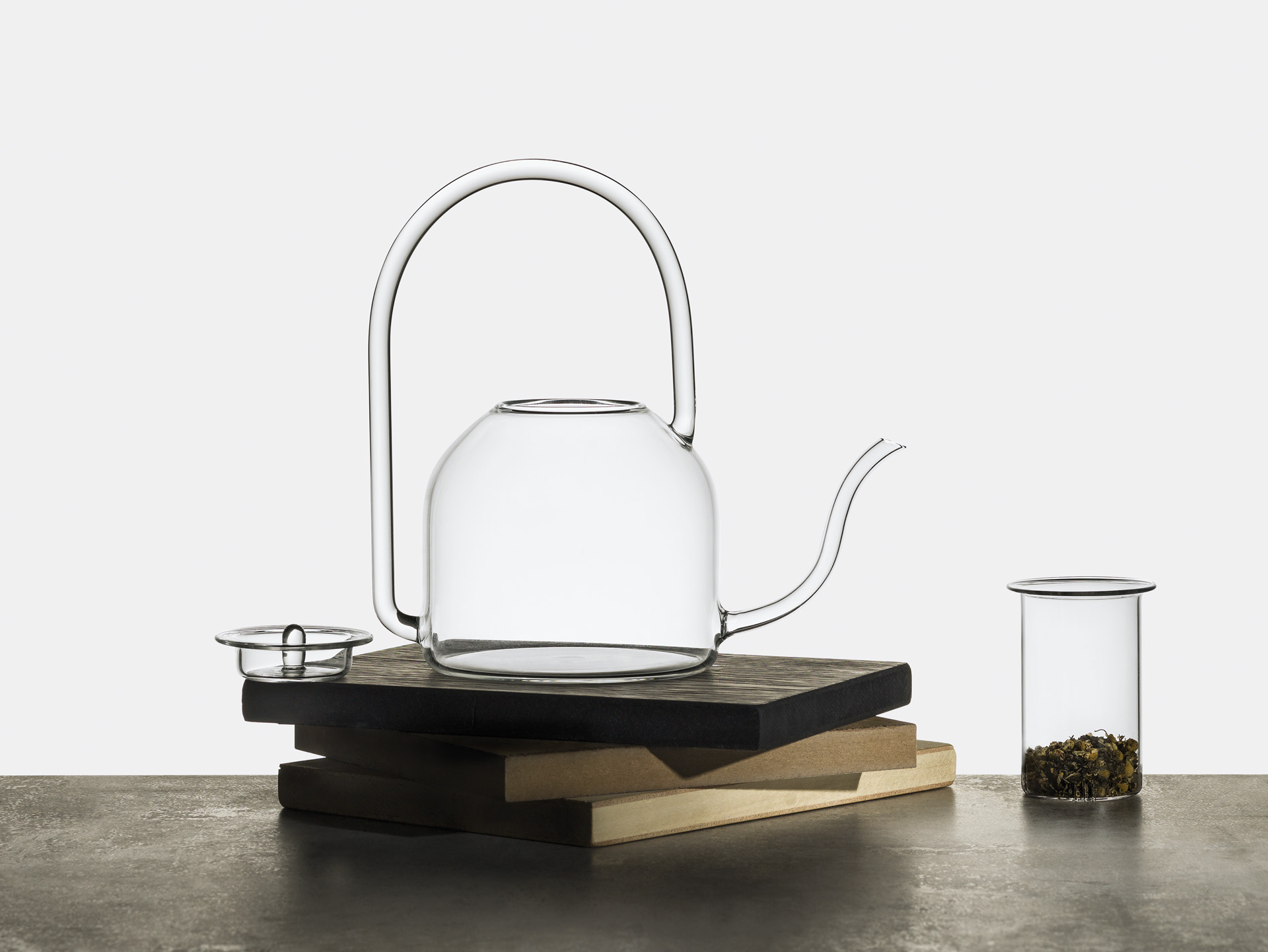 Phil Ninety-Three, Stovetop Glass Kettle - Gessato Design Store