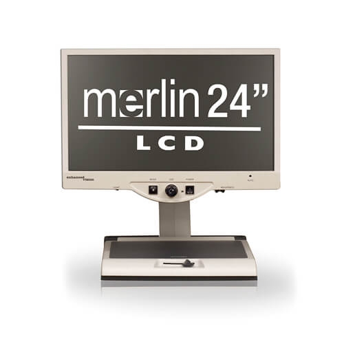 搭配24吋螢幕的Merlin HD ultra圖例