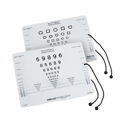 LEA 圖型與數字近距離視力測試卡（點擊圖片以進入瀏覽）