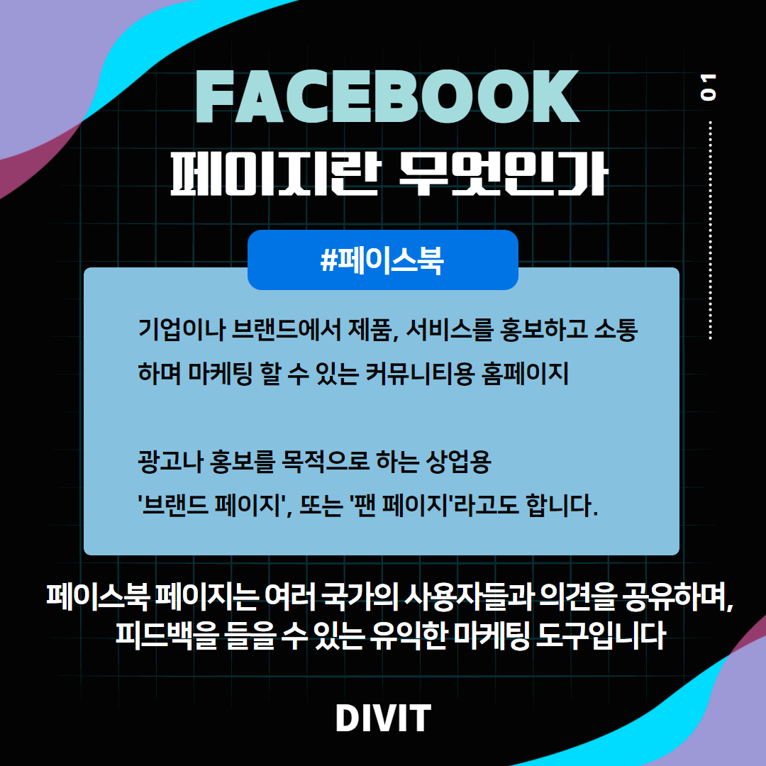 한국 내 다양한 디지털 채널 대비 페이스북 팬페이지의 장점