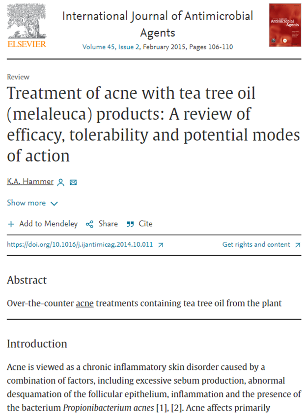 티트리 여드름 감소 효과 그림 3