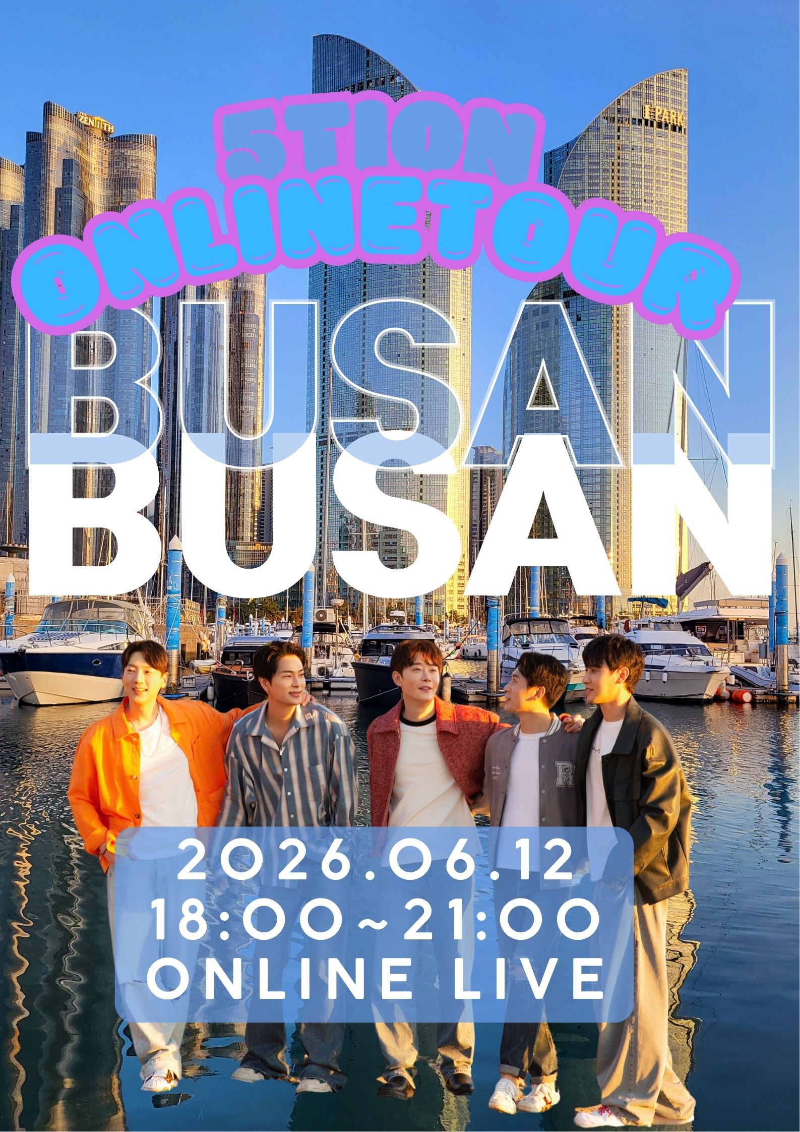 Online BUSAN Tour Live 06.12 [18:00~21:00] 3時間