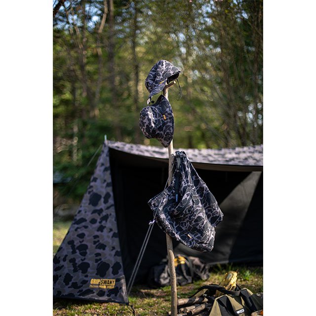 GRIP SWANY GST-01A atmos x FIREPROOF GS TENT BLACK CAMO