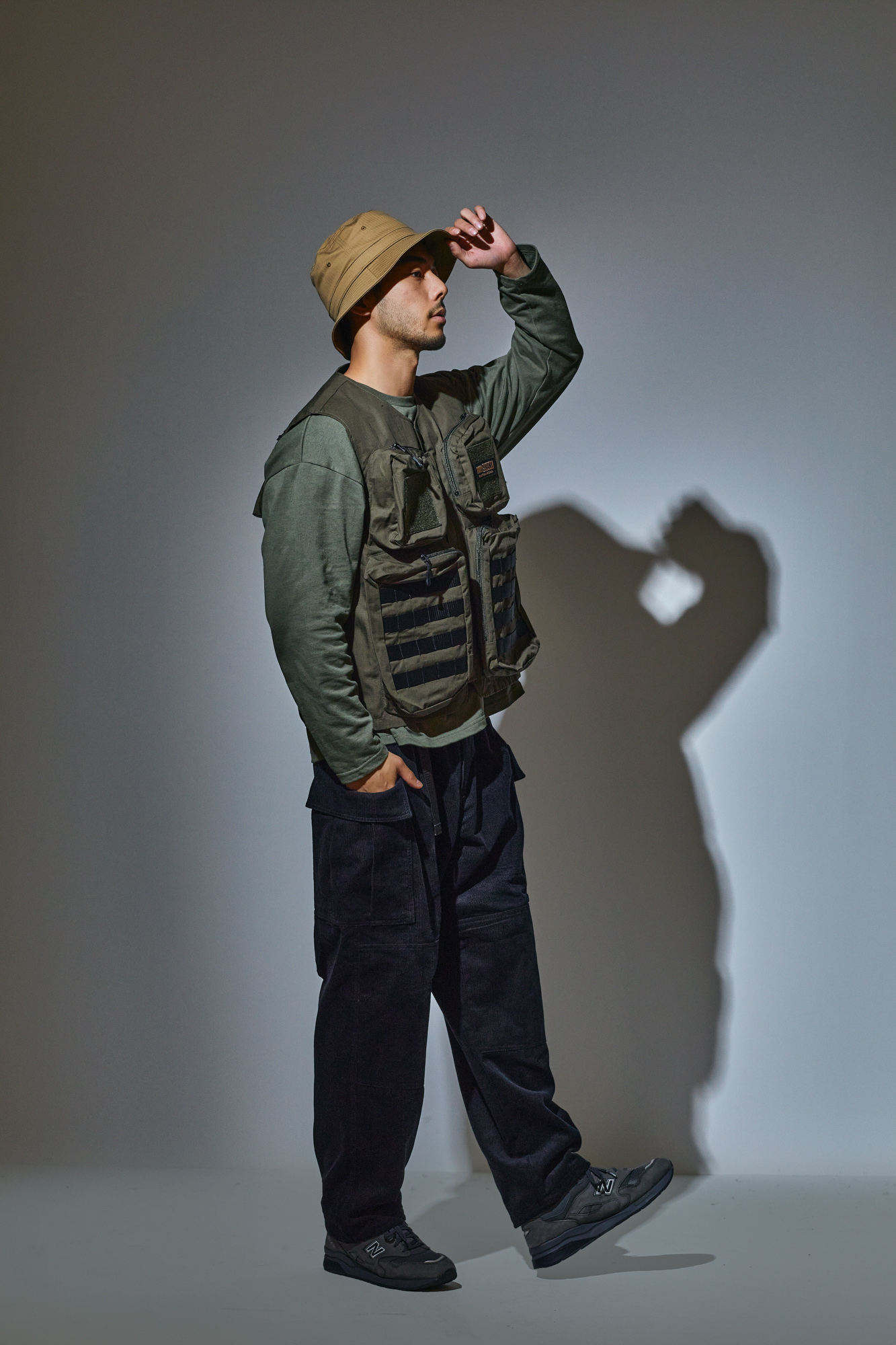 GSV-08 파이어프루프 밀리터리 베스트 올리브 FP MIL VEST OLIVE