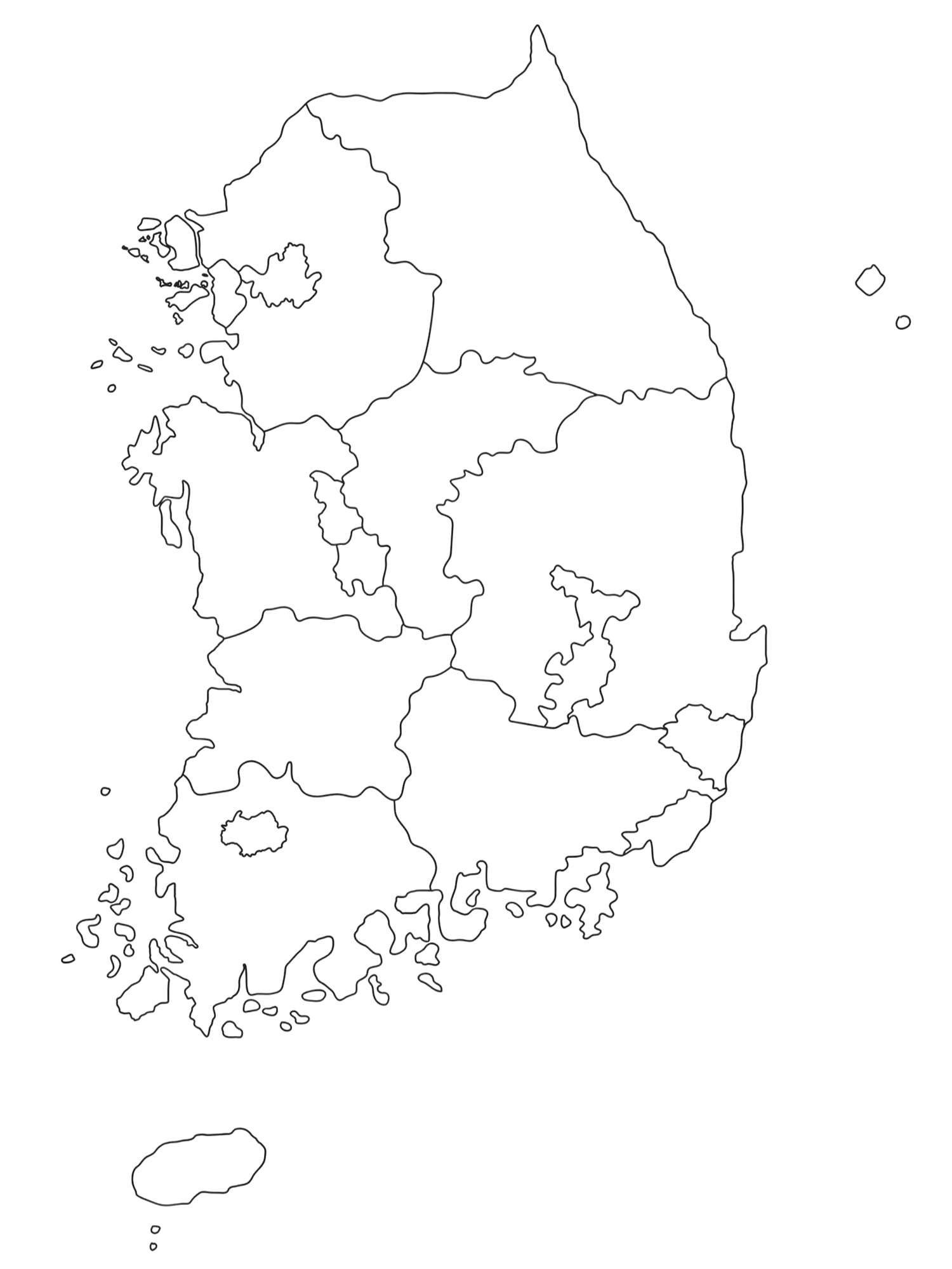 전국 지도