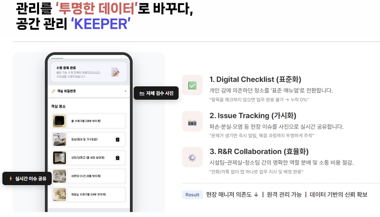 키퍼 앱(App), KEEPER