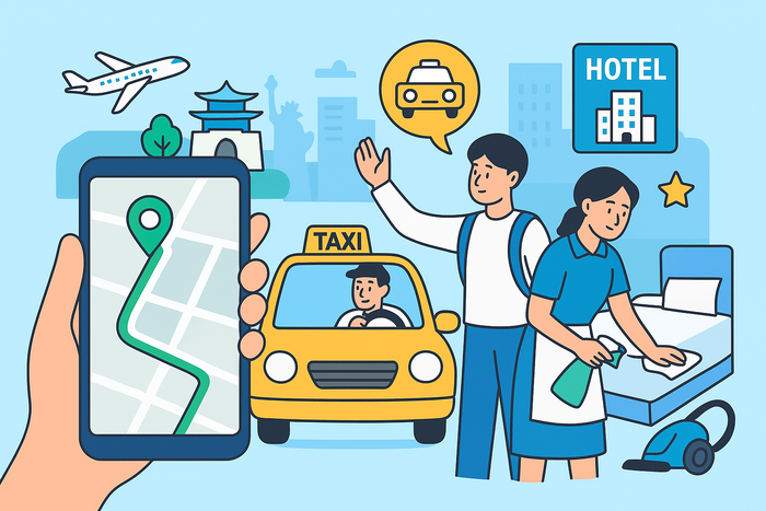 [이슈플러스]K관광 뒷받침하는 인프라…지도·모빌리티·숙소청소까지 활황