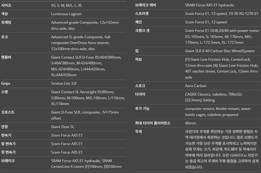 2027년 자이언트 디파이 어드밴스 Pro 0 AXS