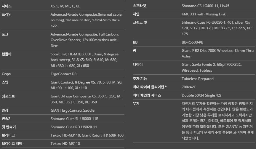 2027년 자이언트 패스트로드 AR 어드밴스 1