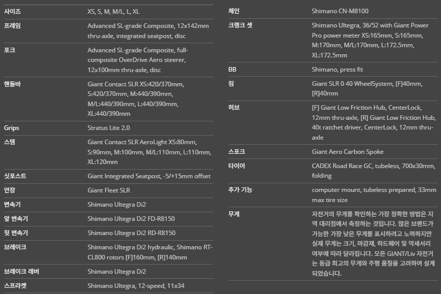 2027년 자이언트 TCR 어드밴스 SL 1