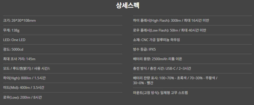 자이언트 누멘 800 자전거 전조등 라이트