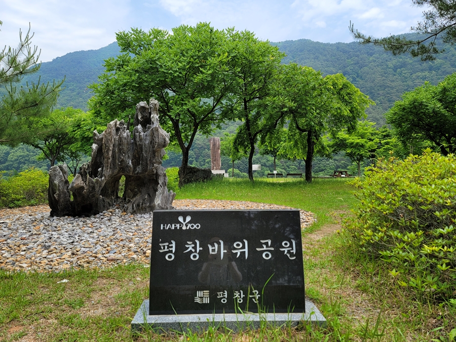 구름도 쉬어가는 마을 1,100m [안반데기]+그림같은 초원의 [실버벨교회]+진기한 수석 [평창바위공원]+영월 동서강정원 연당원