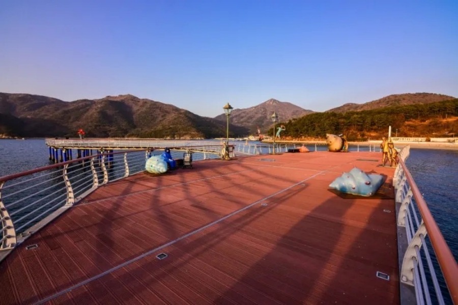거제 저구항 남부면 수국+지세포진성 꽃동산+해금강 우제봉전망대+명사항 다목적 해상데크+노랑버덩+바람의 언덕