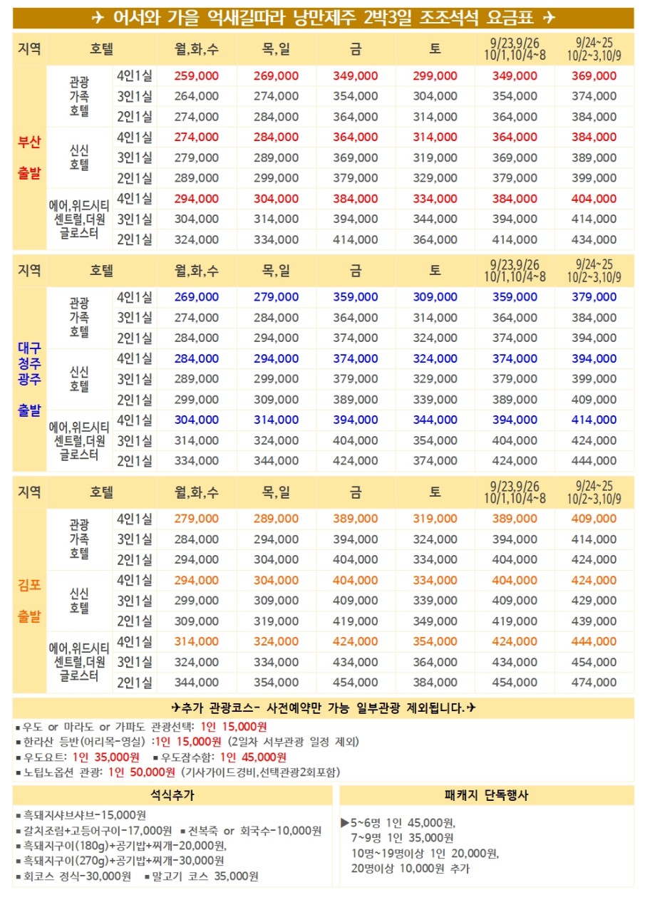제주 여름휴가 식도락 여행 3박4일 복제