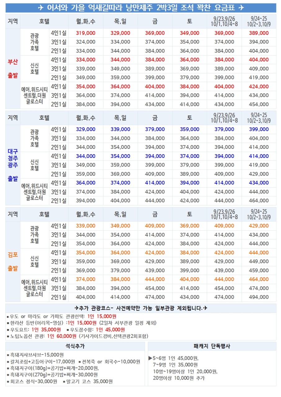 제주 여름휴가 식도락 여행 3박4일 복제