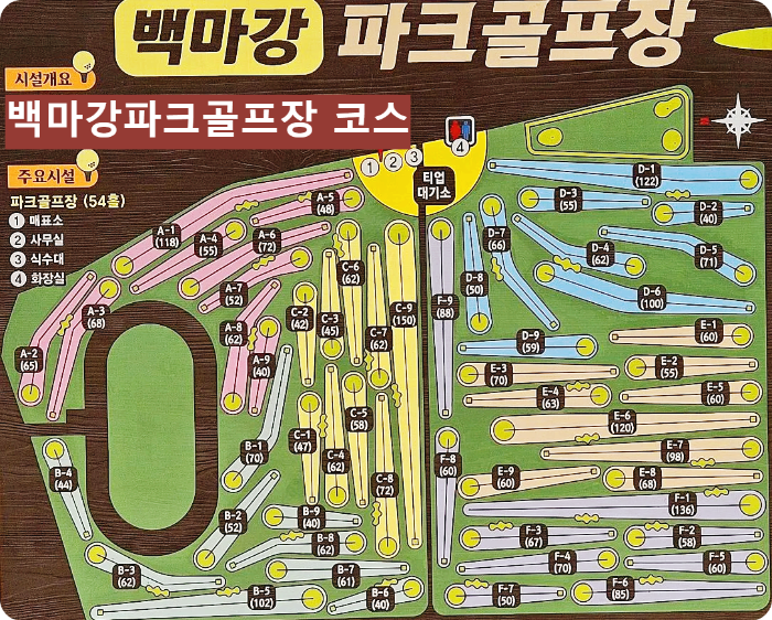 [파크골프] 부여 백마강파크골프장 (54홀)
