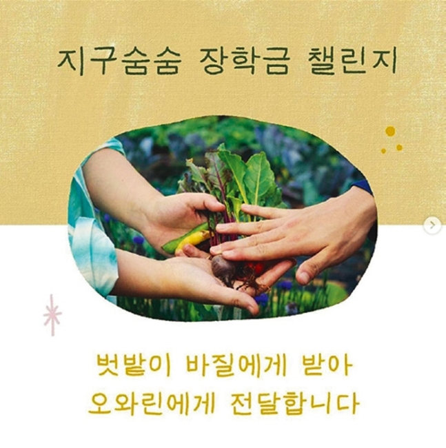지구를 사랑하는 방법을 예술로 알리는 창작그룹 ‘지구숨숨’이 지난해 9월 중랑천에서 연 축제 ‘중랑천에서 노올장’ 포스터. 지구숨숨은 전시회를 열어 굿즈를 판매한 돈 47만원을 ‘숨숨 장학금’으로 만들어서 지구를 생