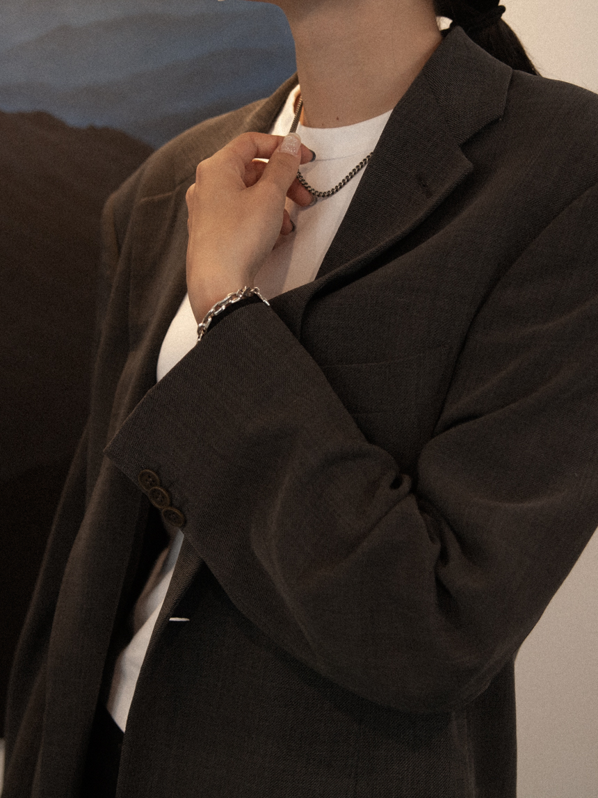 NHI02 엔틱 체인 목걸이