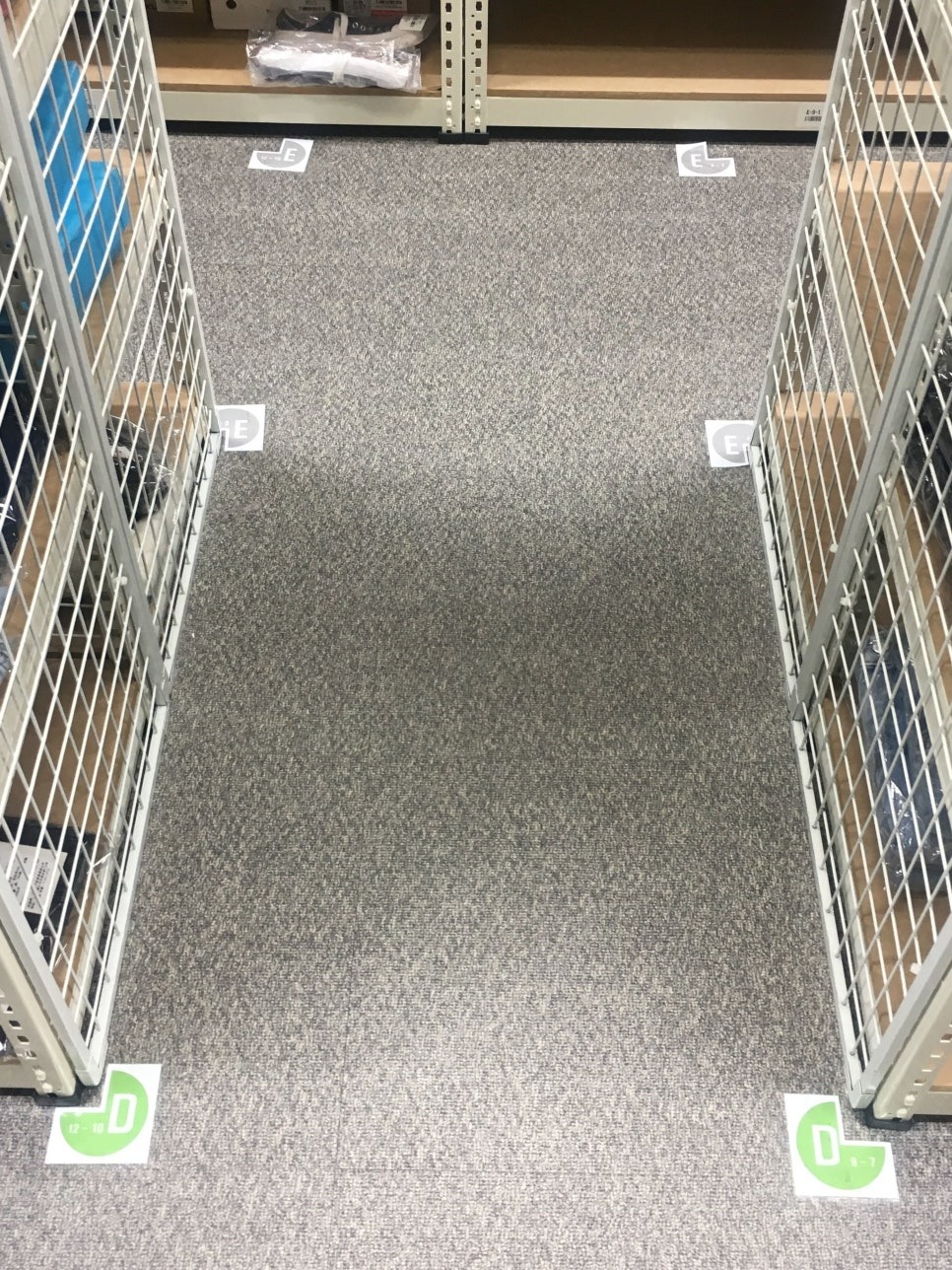 바닥 라벨 및 구역 표시 예시 2