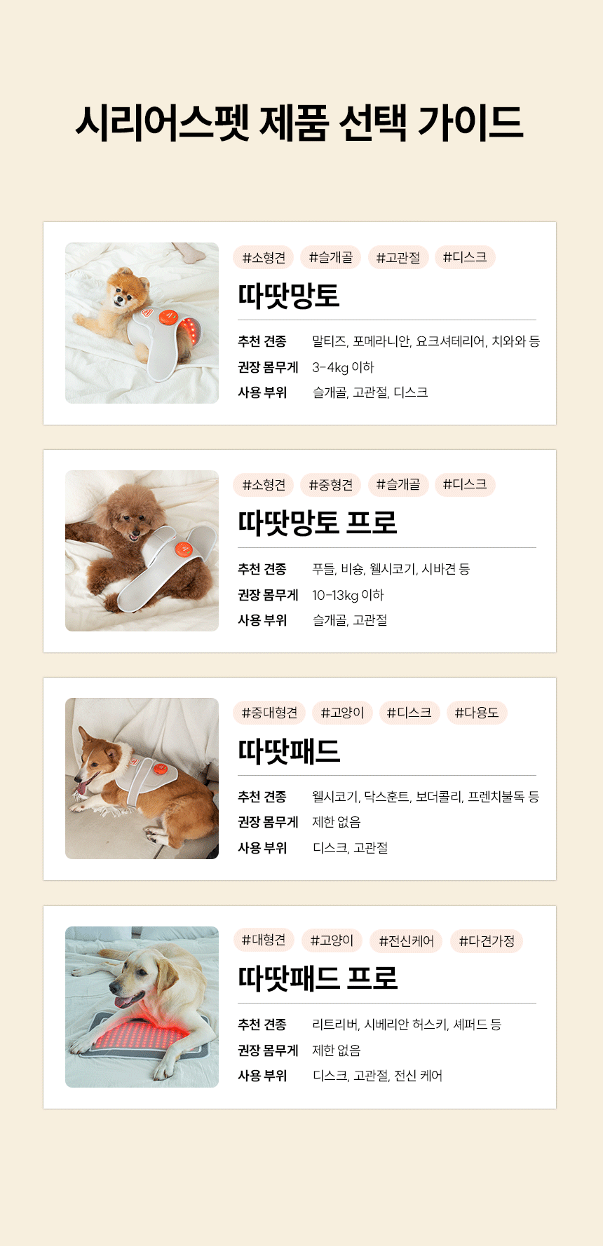 시리어스펫 슬개골 관절 따땃망토