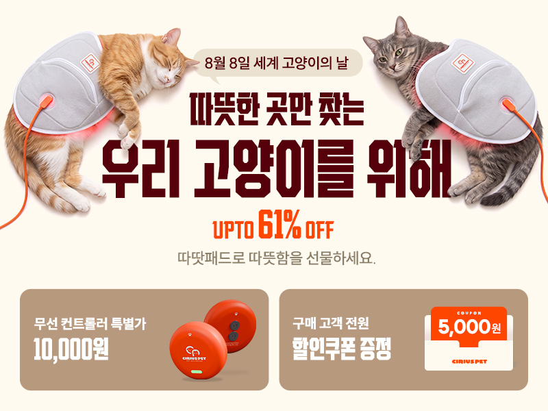 시리어스펫 디스크 관절 따땃패드 프로