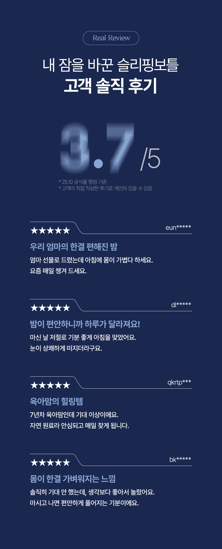 [슬리플러스 X 카카오프렌즈] 슬리핑보틀 100ml 6개입 (사은품증정)