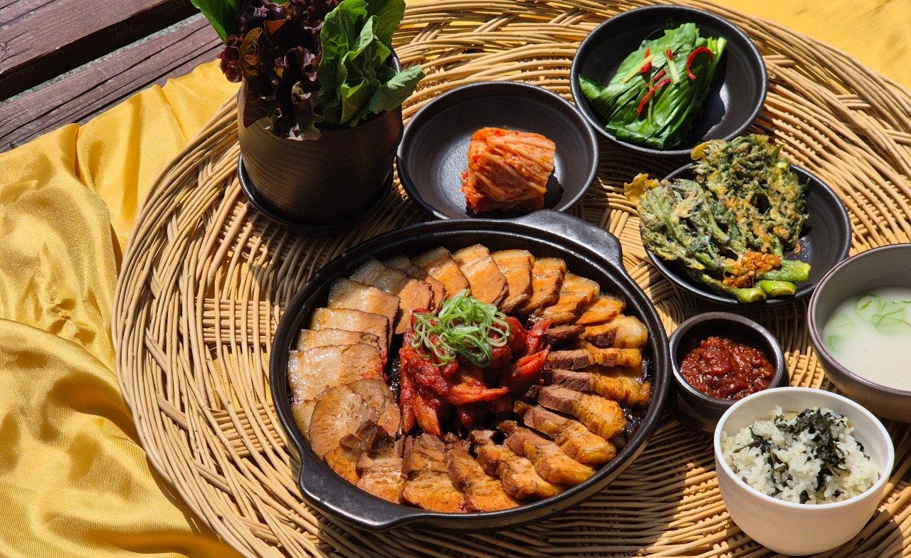 화전민 산나물 정식