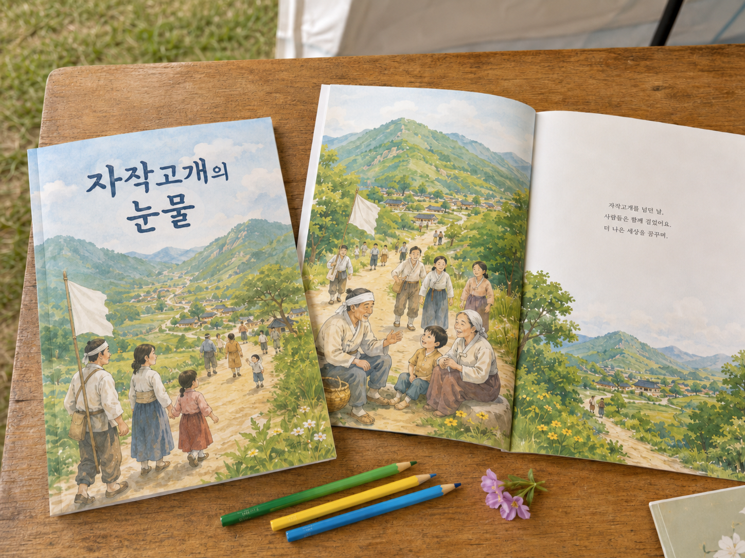자작고개의 눈물 동학 그림책