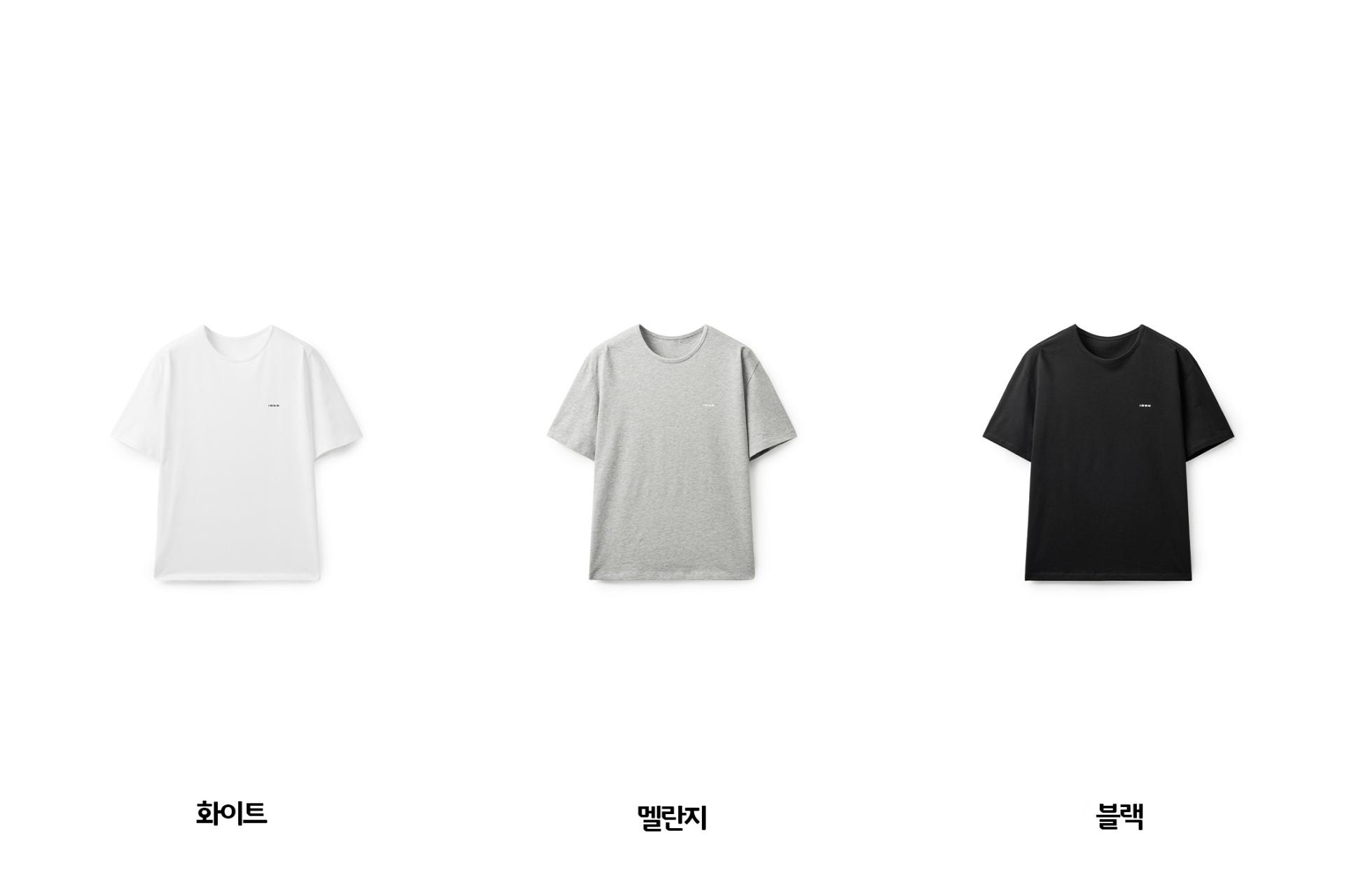 소로나 라운드 로고 하프 티셔츠 (3 color)