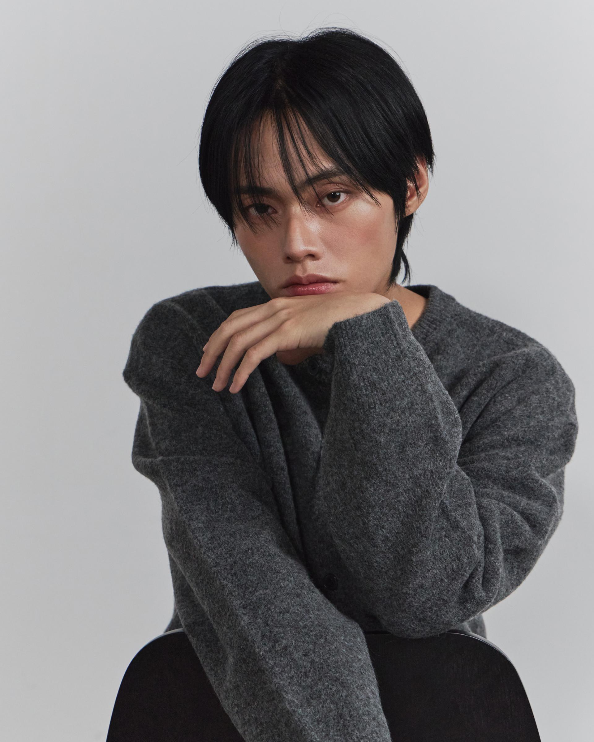 포그 텍스처 리듬 버튼 가디건 (3 color)