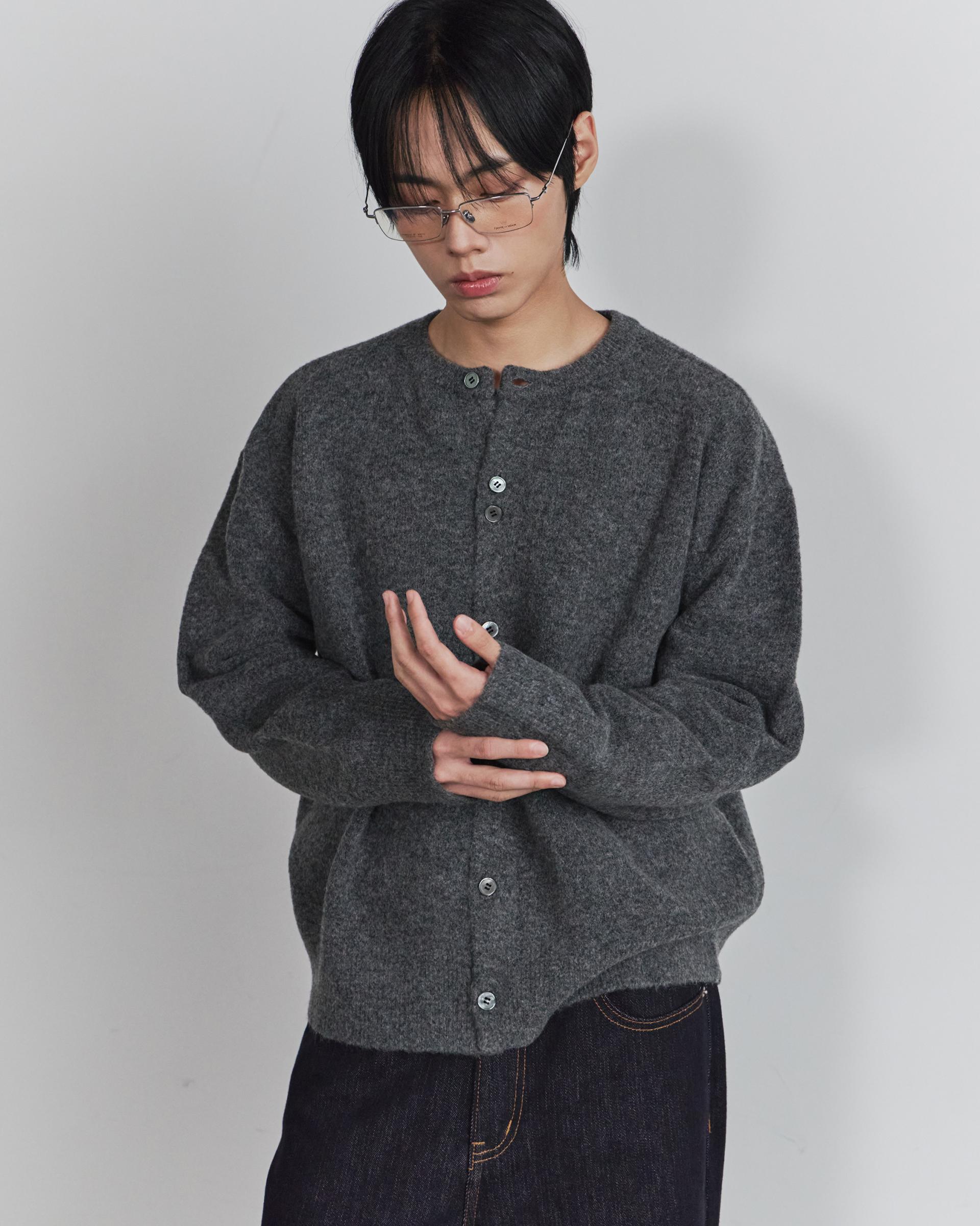 포그 텍스처 리듬 버튼 가디건 (3 color)