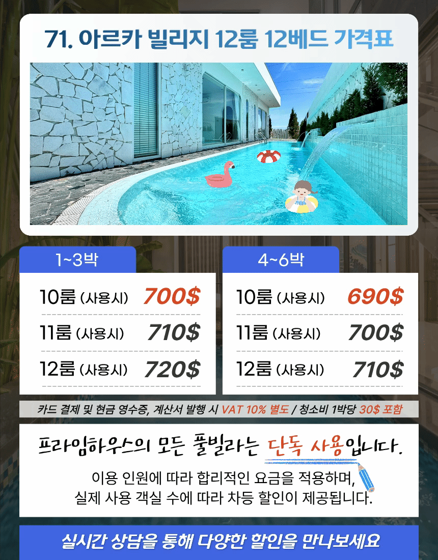 [다낭-서부3] 71. 아르카 빌리지 12BR ⭐