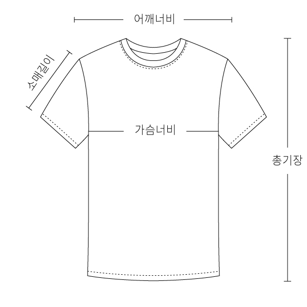 팸-부치 스펙트럼 티셔츠 (Femme-Butch Spectrum T-Shirt)