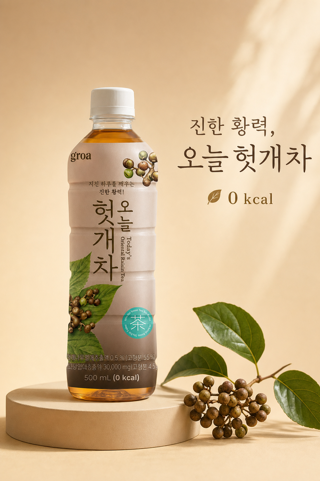 그로아 오늘 헛개차 500ml 20개