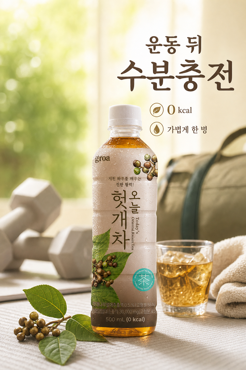 그로아 오늘 헛개차 500ml 20개