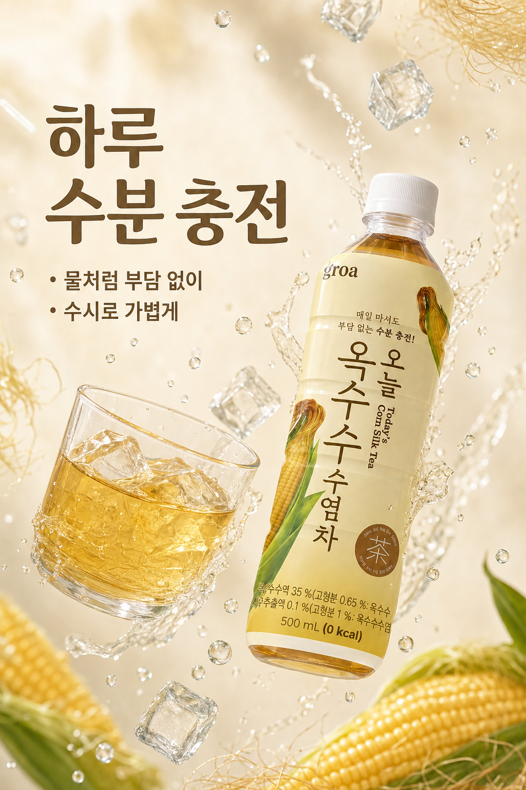 그로아 오늘 옥수수수염차 500ml 20개