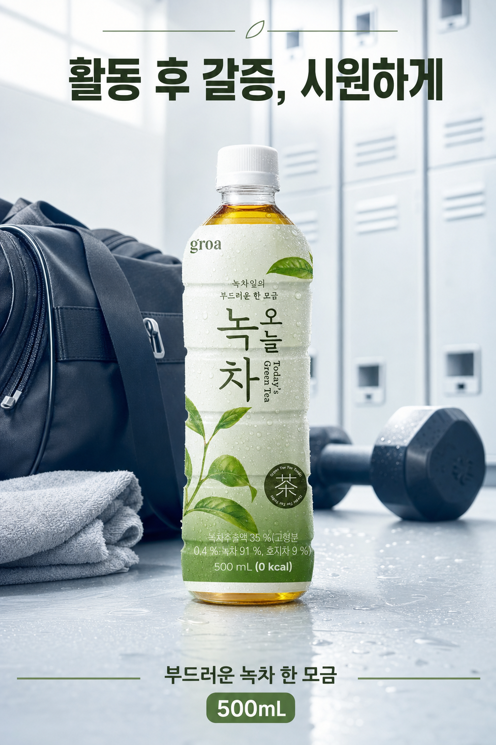 그로아 오늘 녹차 500ml 20개
