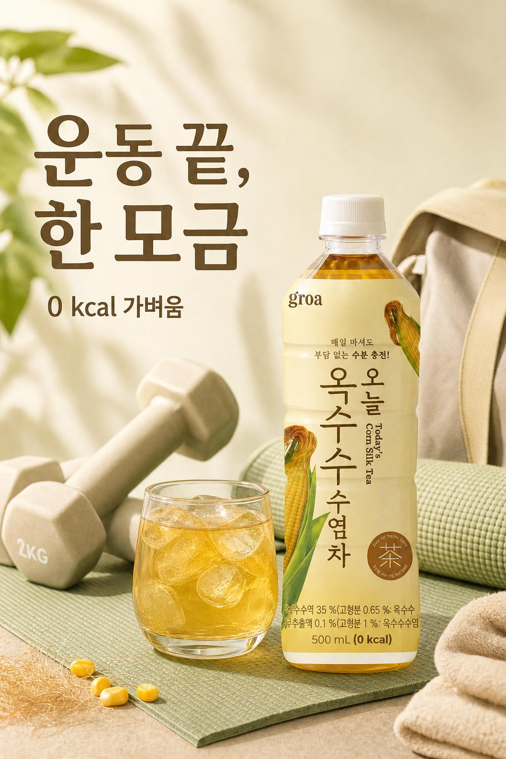 그로아 오늘 옥수수수염차 500ml 20개