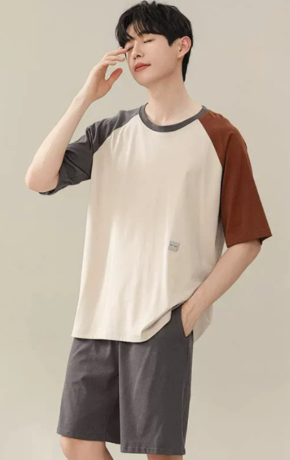 남성 여름 아이스 모달 여름 잠옷 (8종) 반팔 반바지 상하세트